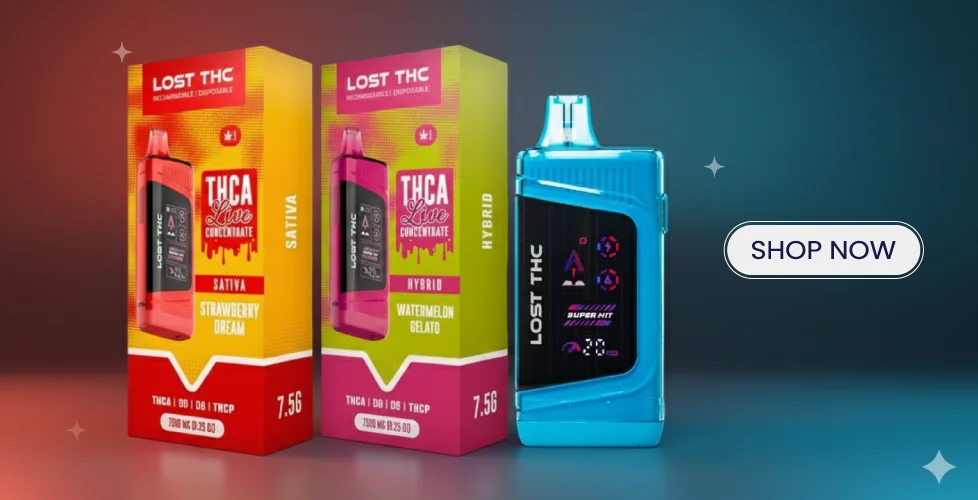 Lost THC THCa Live Concentrate V3 Disposable Vape 7.5g