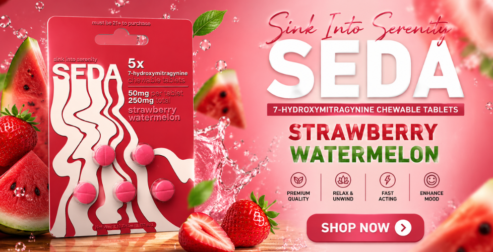 Seda 7-Hydroxymitragynine Chewable Tablet — 50mg