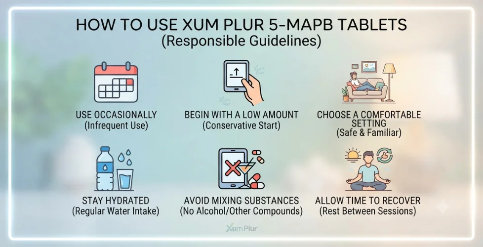 How to Use Xum Plur 5-MAPB Tablets