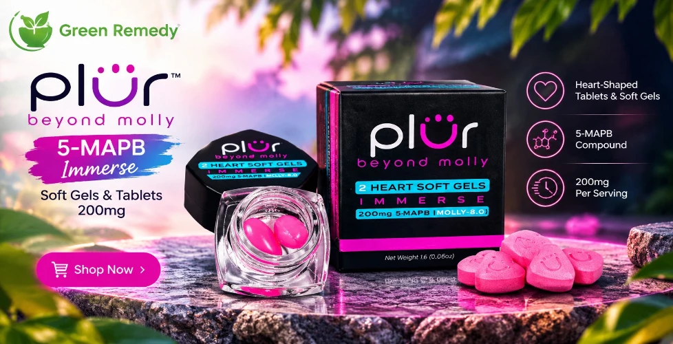 PLÜR Beyond Molly 5-MAPB Immerse Soft Gels 200mg